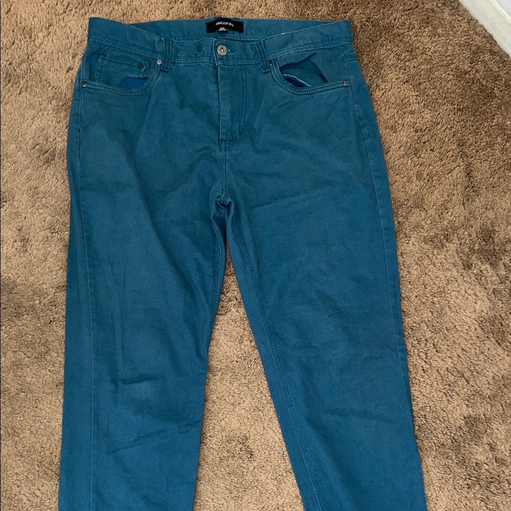 Ring of Fire Men's Deep Blue Relaxed Jeans